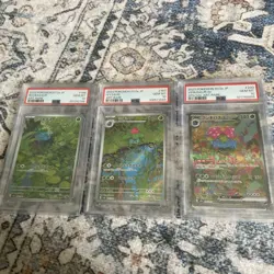 PSA 10 Venusaur Bulbasaur Ivysaur 166 167 200/165 Set Pokemon Card 151 Japanese - Image 1