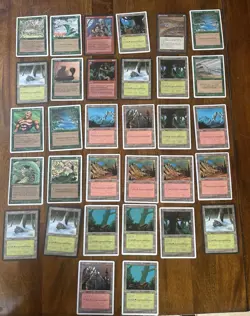 1995 Magic the Gathering: Ice Age Starter Deck 64 Cards OPENED - Image 2