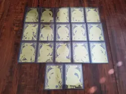 Lot of 17 - Genshin Impact - Goddess Story Gold Metal Cards - Image 2