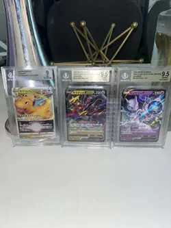 Beckett Japanese 9-9.5 Gem Mint Lot of 3 Pokemon Cards ￼￼ - Image 1