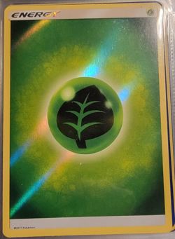 Holo Foil Grass Energy 2017 Pokemon Trading Cards TCG Game Pack Fresh NM/MINT - Image 1