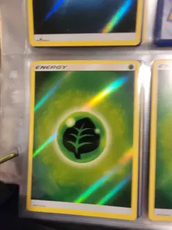 Holo Foil Grass Energy 2017 Pokemon Trading Cards TCG Game Pack Fresh NM/MINT - Image 2