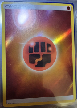 Holo Foil Fighting Energy 2017 Pokemon Trading Cards TCG Fist Fight NM/MINT - Image 1