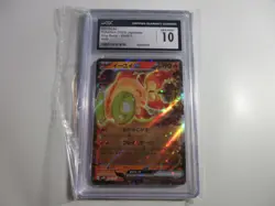 CGC 10 Japanese Chi-Yu EX Clay Burst Pokemon Card - Image 1