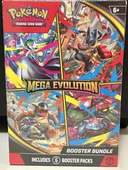 Pokemon TCG Mega Evolution Booster Bundle Box Trading Card NEW SEALED! In Hand - Image 1
