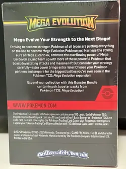 Pokemon TCG Mega Evolution Booster Bundle Box Trading Card NEW SEALED! In Hand - Image 2