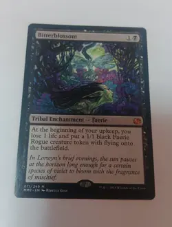 1x MTG Bitterblossom (69/686) Double Masters NM Commander Mythic Rare - Image 1