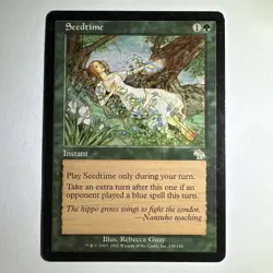 Seedtime x1 LP MTG Judgment (JUD #130) Rare Regular - Image 1