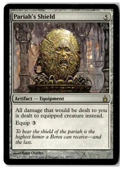 MTG Pariah's Shield - Ravnica: City of Guilds Heavily Played English - Image 1