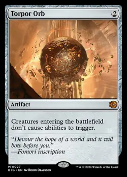 Torpor Orb - 27 - The Big Score- Near Mint - MTG - Image 1