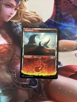 Mountain (312) FOIL - NM - M21 - Magic The Gathering MTG - Image 1
