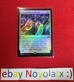 1x FOIL NM MTG Unbreakable Formation - Ravnica Remastered - Image 1