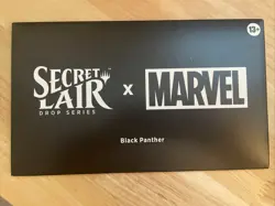 MTG Secret Lair x Marvel’s Black Panther NON-FOIL EDITION Sealed, In Hand! - Image 1