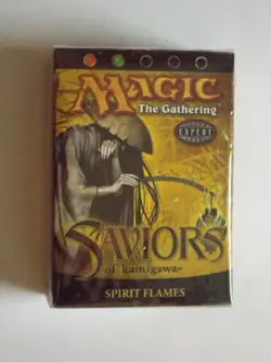 Magic the Gathering MTG Saviors of Kamigawa Spirit Flames Theme Deck Sealed - Image 1