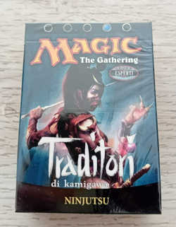 MTG NINJUTSU THEME DECK BETRAYERS OF KAMIGAWA VERY RARE Sealed - ITA - Image 1