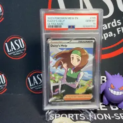 2023 DAISY'S HELP 195/165 POKEMON SCARLET & VIOLET MEW EN 151 PSA 10 - Image 1