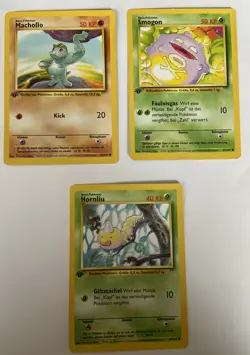 Pokemon TCG 1st Edition GERMAN Base Set Uncommon/Common Lot of 7 - Image 3