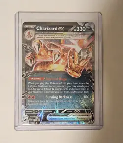 Pokemon TCG Scarlet & Violet Black Star Promo CHARIZARD EX 196 Holo MINT #196 - Image 1