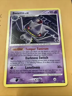 Banette - 19/127 - Rare, English Pokemon Platinums Mp - Image 1