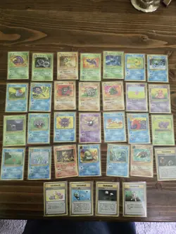 Japanese Pokemon Fossil Complete Common & Uncommon Near Mint NM - Image 1