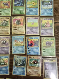 Japanese Pokemon Fossil Complete Common & Uncommon Near Mint NM - Image 4