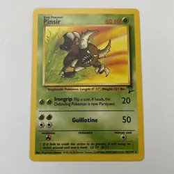 Pinsir (29/130) Base Set 2 - Unlimited - 2000 - Rare - NM - Pokemon TCG - Image 1