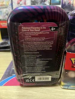 Pokemon TCG Mega Evolution Mini Tin Factory Sealed - Image 2