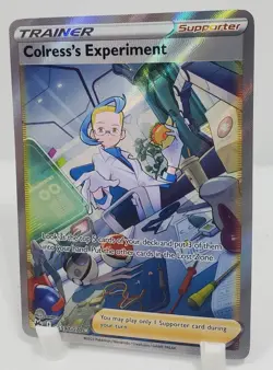 Pokemon Holo Full Art Colress's Experiment GG59/GG70 Crown Zenith NM/M Unplayed - Image 2