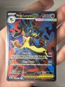 Pokemon TCG Mega Lucario EX 160/132 Ultra Rare Holo NM Mega Evolutions Full Art - Image 1