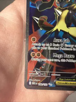 Pokemon TCG Mega Lucario EX 160/132 Ultra Rare Holo NM Mega Evolutions Full Art - Image 4