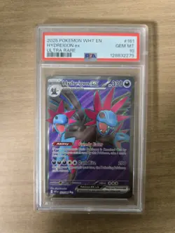 Pokemon TCG Hydreigon EX #161/086 Ultra Rare Holo White Flare 2025 PSA 10 - Image 1