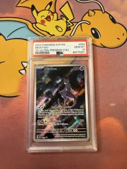 2023 POKEMON SVP BLACK STAR PROMO 151 ULTRA-PREMIUM COLLECTION MEWTWO PSA 10 - Image 1