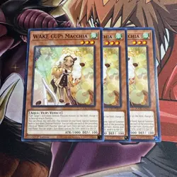3x WAKE CUP! Macchia 1st Edition Common DOOD-EN032 Yu-Gi-Oh! - Image 1