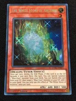 Yugioh The White Stone of Ancients LCKC-EN011 1st Secret (NM) - Image 1