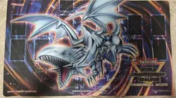 Yugioh Official Playmat: Heart of the Blue-Eyes Regional Qualifier 2025 Mat New - Image 1