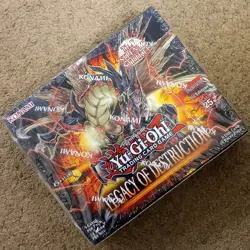 YUGIOH SECRET LEGACY OF DESTRUCTION BOX 1ST EDITION FREE SHIPPING - Image 1