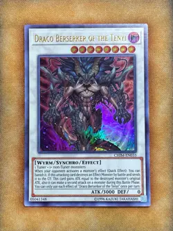 Yugioh Draco Berserker of the Tenyi CHIM-EN035 Ultra Rare NM - Image 1