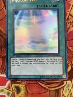 PHSW-EN050 YUGIOH PHOTON VEIL ULTRA RARE 1ST EDITION - Image 3