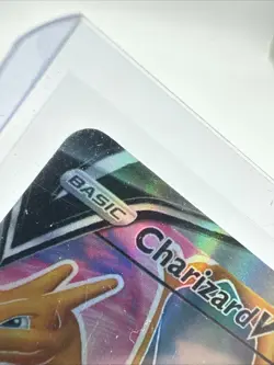 Pokemon Card - Charizard V SWSH050 Sword & Shield Black Star Promo Full Art Holo - Image 3