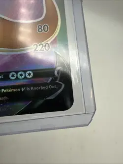 Pokemon Card - Charizard V SWSH050 Sword & Shield Black Star Promo Full Art Holo - Image 5