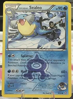 Team Aqua's Spheal & Sealeo & Walrein, 3 Card Set, Double Crisis - Pokemon TCG - Image 3