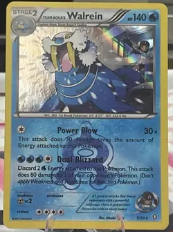 Team Aqua's Spheal & Sealeo & Walrein, 3 Card Set, Double Crisis - Pokemon TCG - Image 5
