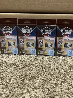 Lot Of 4 Pokemon 2022 Mystery Gems 1 Graded Card Sealed Boxes - Image 1
