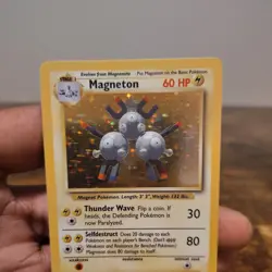 Pokemon Magneton Card 60 HP Holo Rare Vintage Trading Card - Image 3
