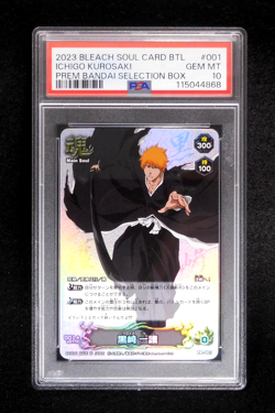 PSA 10 BLEACH Soul Card Battle Ichigo Kurosaki #PB-001 Japanese Selection Box - Image 1