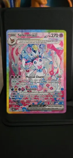 Pokemon TCG S&V Prismatic Evolutions Sylveon EX Card 156/131 - Image 1