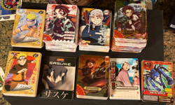 Anime TCG Trading Card Collection Lot Manga Naruto, Animal Kaiser, Demon Slayer - Image 1