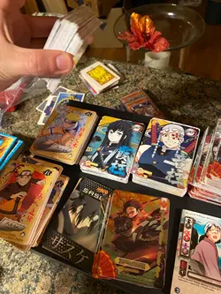 Anime TCG Trading Card Collection Lot Manga Naruto, Animal Kaiser, Demon Slayer - Image 3