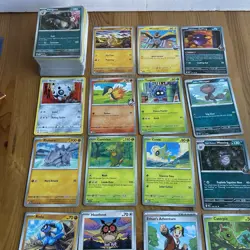 Pokemon Bulk Lot - Commons Uncommons 100 Plus Card Lot - Set Builder 2023-2025 - Image 1