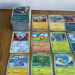 Pokemon Bulk Lot - Commons Uncommons 100 Plus Card Lot - Set Builder 2023-2025 - Image 2